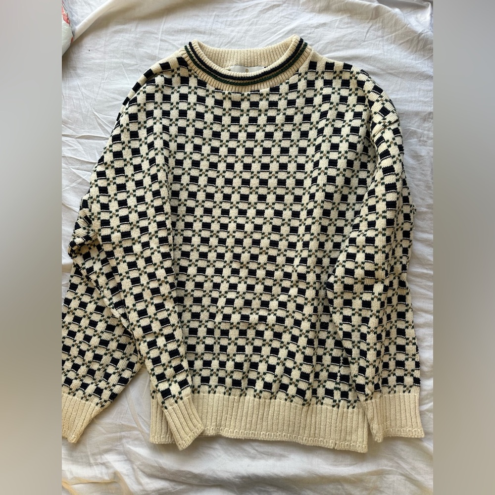 Vintage Bill Blass 100% Cotton Sweater in Size L